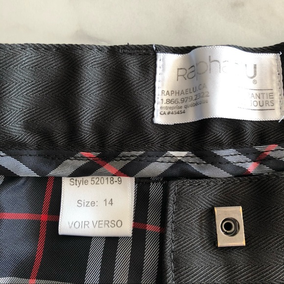 RaphaëlU Uniform Pants - Charcoal Colour size 14 - Picture 2 of 3